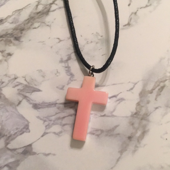 Jewelry - SOLD Handmade Shell Cross Necklace